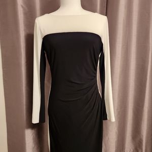 Ralph Lauren fully lined long-sleeved dress